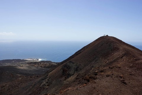 Top of the volcano Teneguia