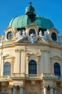 Dome of the imperial wing with the imperial crown
