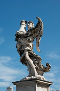 Angel statue on the Ponte Sant'Angelo
