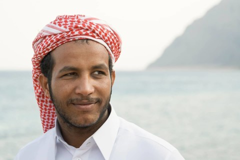 Portrait of a Bedouin young man from Dahab