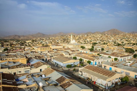 Overlooking the town of Keren in the highlands