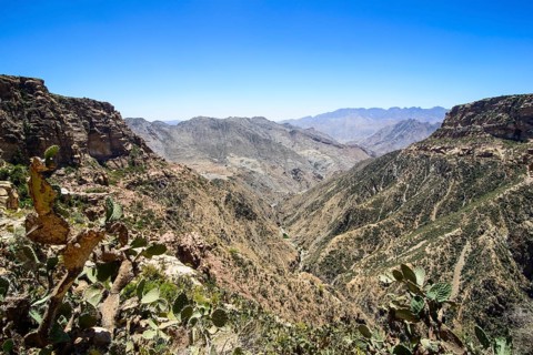 Huge canyon