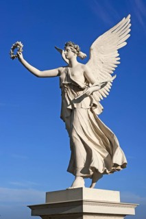 Floating Victoria sculpture