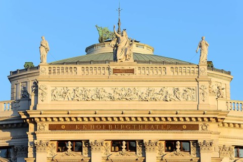 Burgtheater in the evening light