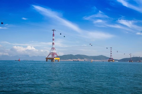 Cable car to Vinpearl Island