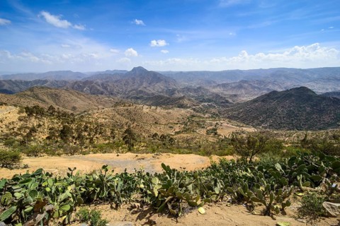 Mountain scenery along the road from Massawa to Asmarra