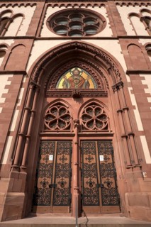 Entrance of the Herz Jesu-Kirche