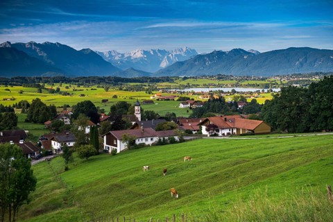 View of the village Aidling