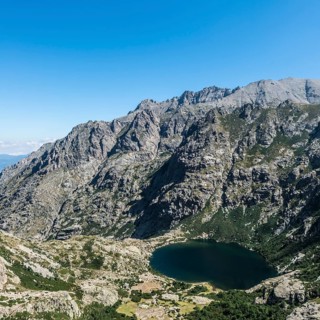 View on Lake Capitello with surroundings