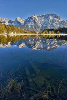 Lake Luttensee and Westliche Karwendelspitze