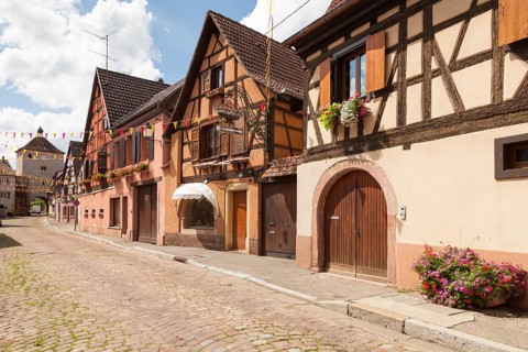 Half-timbered houses in the historic centre
