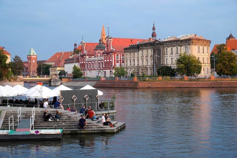 Ossolineum on the Oder River