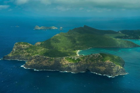 Aerial view of Lord Howe Island