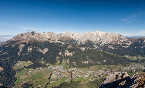 View from the top of the Cima Dodici