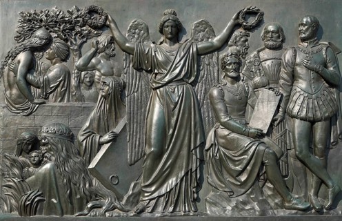 Panel at the Goethe Monument