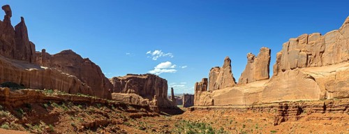 Rock formations of Park Avenue