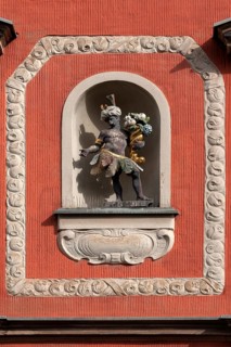 Sculpture of a 'Moor' at the Mohren-Apotheke pharmacy