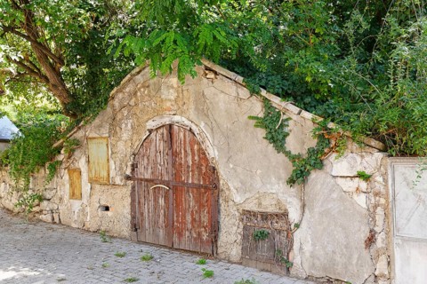 Wine cellar in a Kellergasse