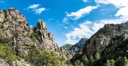 River bed and valley