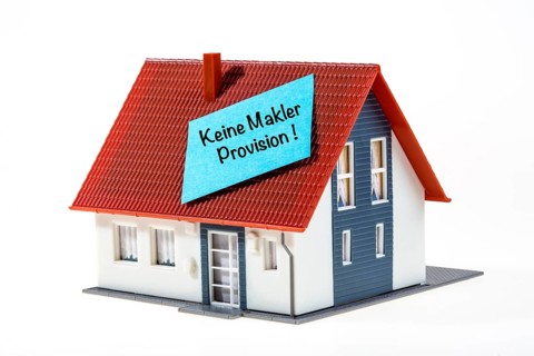 Symbol for real estate no commission in German
