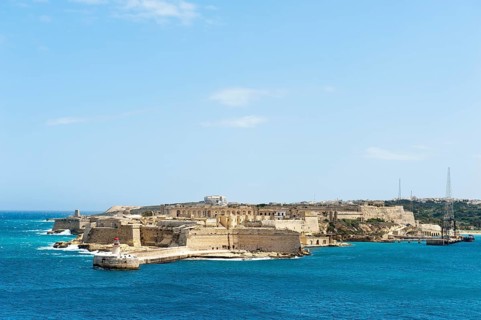 Medieval fortress walls