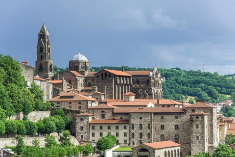 View over the historic centre to the Cathedral