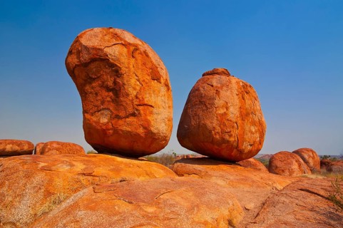 Granite boulders in the Devil's Marbles Conservation Reserve