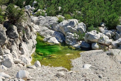 Churn hole of the Riu Fiumineddu