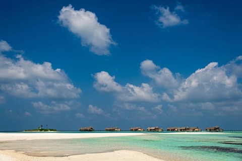 Small islands and water bungalows