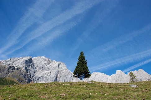 Alpine landscape with Hochkonig