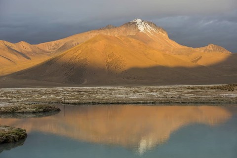 Mountains in the evening light