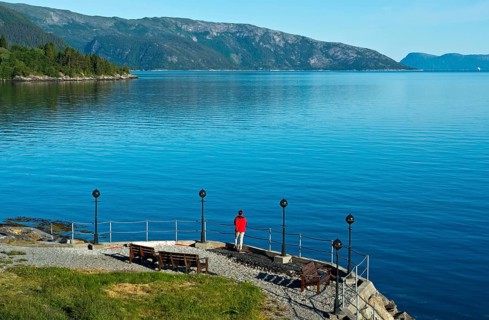 On the banks of the Sognefjord