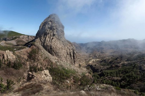 View from the Mirador de Roque Agando onto the Roque de Agando