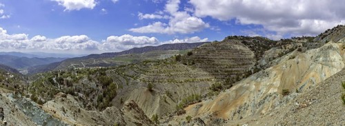 Amiantos Mine was the largest opencast mine in europe for chrysotile or white asbestos