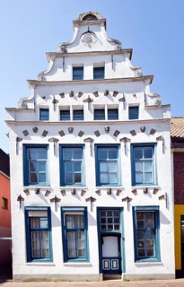 Historic gabled house in Lilienstrasse street