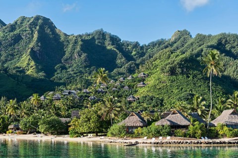 Traditional buildings on a hill