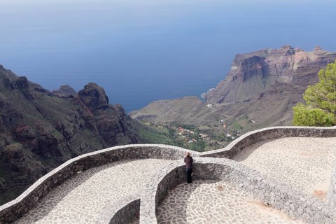 View from the Mirador de Santo into the valley of Tagaluche