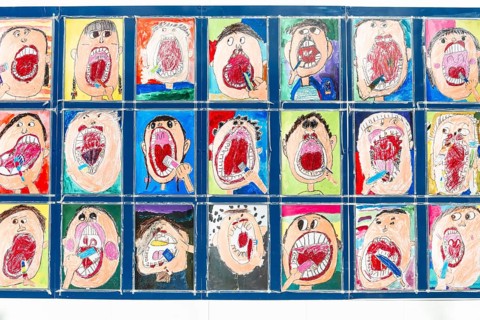 Painted children's pictures