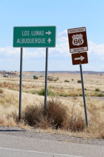 Turnoff to the Historic Route 66