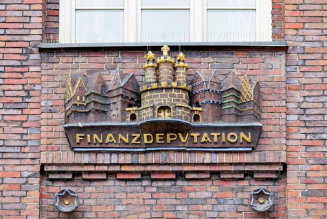 The Ministry of Finance building of the Free and Hanseatic City of Hamburg
