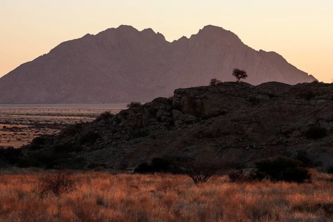 Evening light at Spitzkoppe