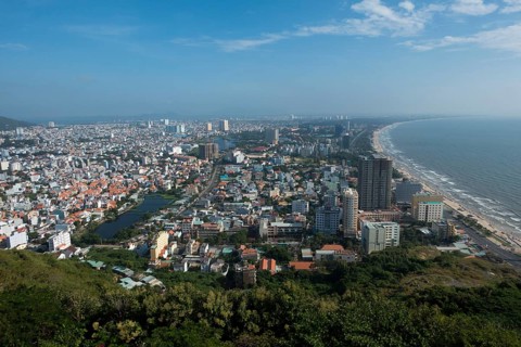 Overlooking the city