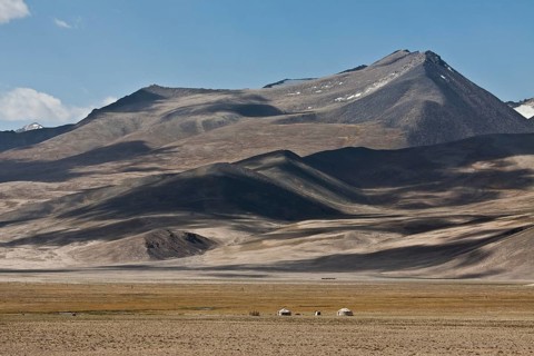 Yurt on the Pamir Highway M41