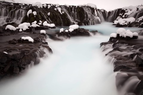 Bruarfoss in winter