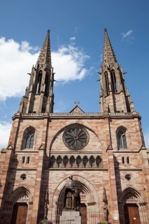 The neo-Gothic church of St. Peter and Paul