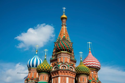 St. BasilÂ´s cathedral on the red square