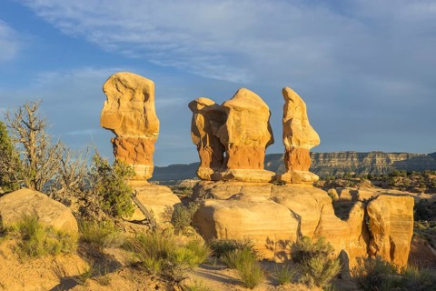 Rock formations in Devil's Garden