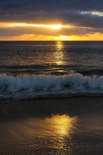 Sunset at the Papagayo beaches