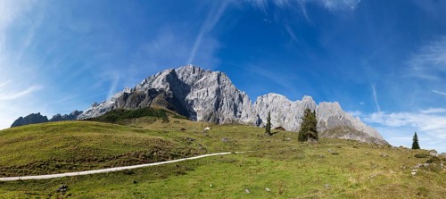 Alpine landscape with Hochkonig