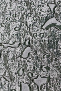 Water drops on tarpaulin